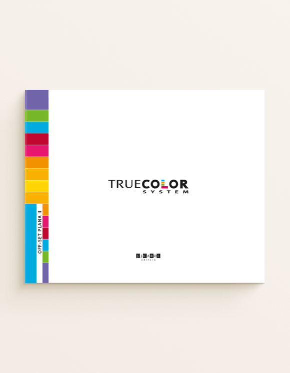 True Color System - volume 2 - escala de cores CMYK - Papel Cartão