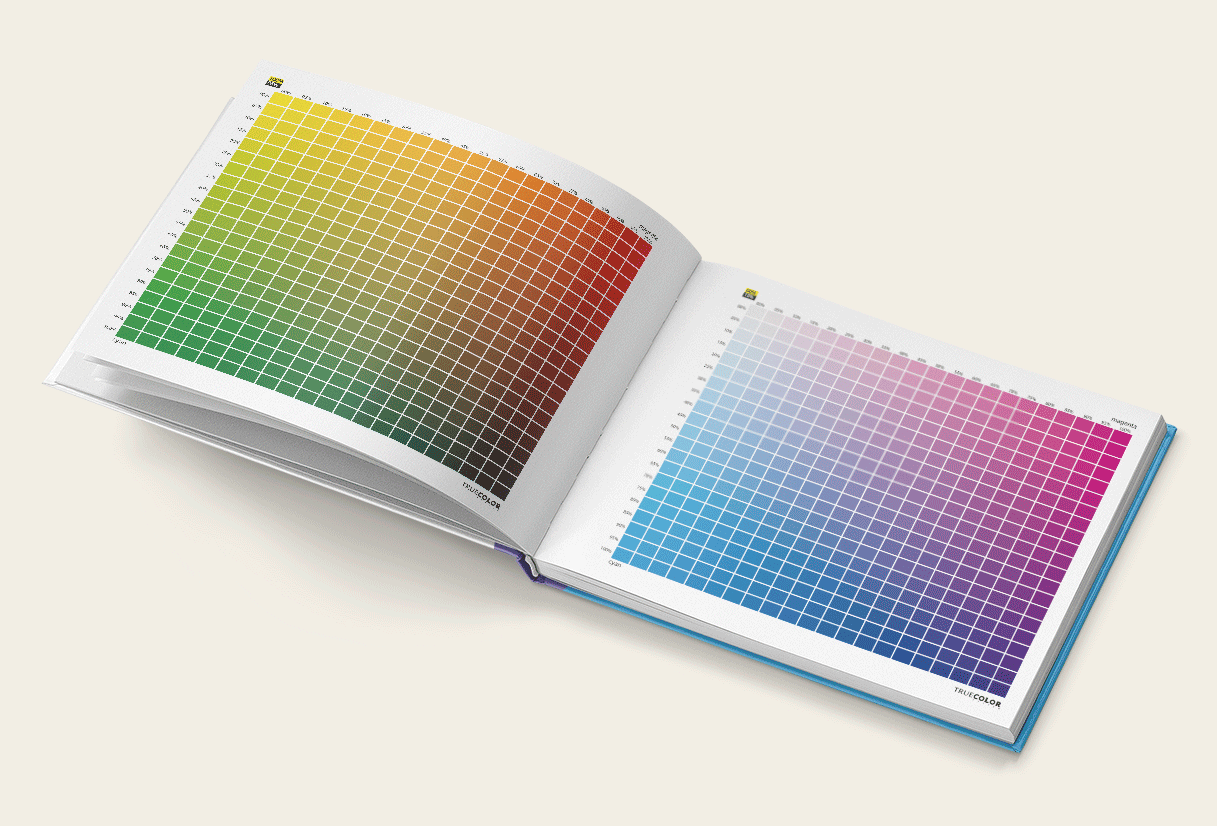 True Color System - volume 3 - escala de cores CMYK - Papéis Não Revestidos  ESGOTADO