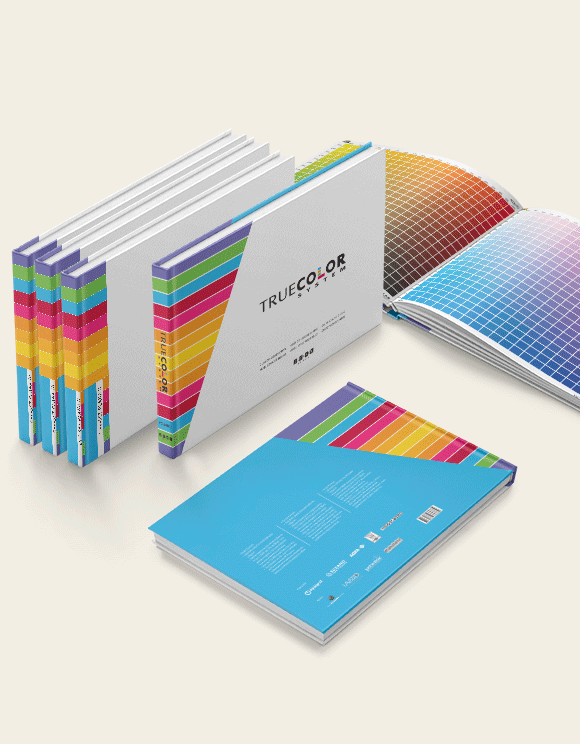 Coleção True Color System - escalas de cores CMYK - 3 volumes